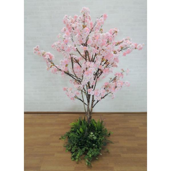 さくらの木 230cm 観葉植物 野草装飾付 桜 造花 インテリア 観葉植物 観葉植物 サクラ サクラ 春 おしゃれ 室内 大型 装飾 植栽 Amj0409 230gd 造花観葉植物専門店ビワールデコ