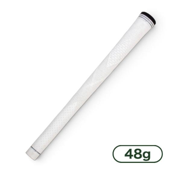 ゴルフ エラストマー グリップ ソフトフィール 白 48g
