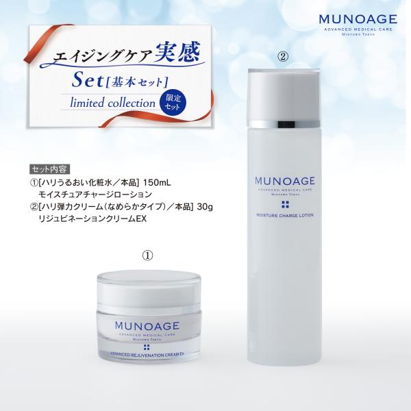 ミューノアージュ エイジングケア実感セット(ハリ弾力クリーム&ハリうるおい化粧水)