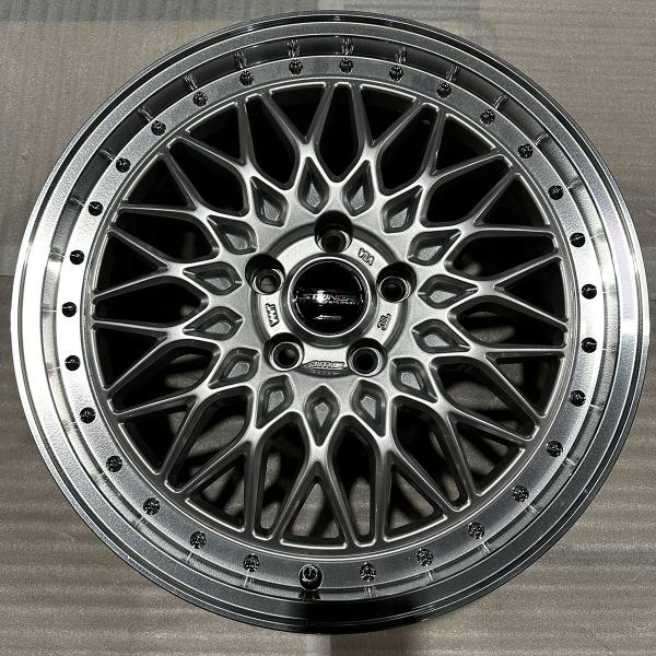 【現品限り】AME シュタイナー 中古アルミホイール 16インチ 4本セット AME シュタイナー 16インチ メッシュ アルミホイールセット！ - メルカリ