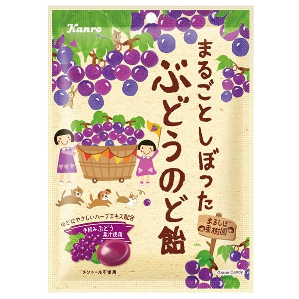 まるごとしぼったぶどうのど飴 80ｇ ６袋 カンロ 果汁入り 6 あめちゃん 飴の専門卸店 通販 Yahoo ショッピング