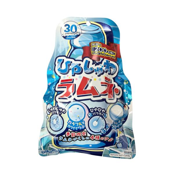 扇雀飴本舗 ひやしゅわラムネ 75g×1袋 : あめちゃん 飴の専門卸店