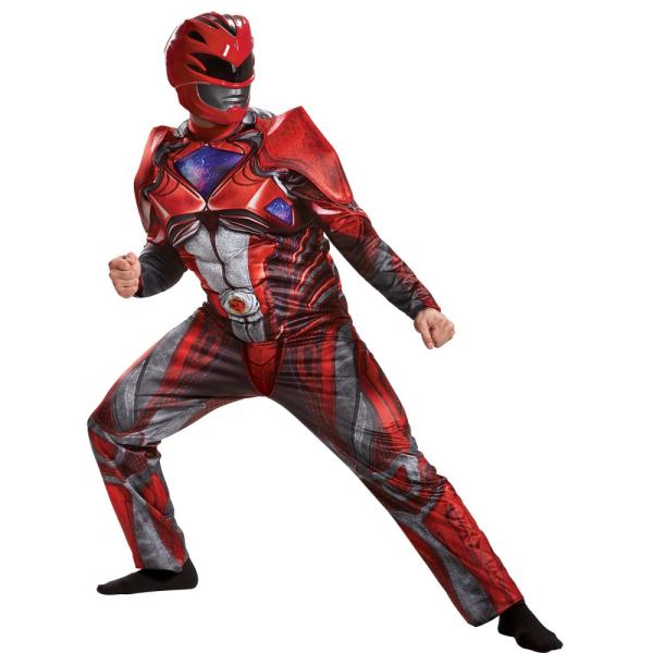 レッドレンジャー パワーレンジャー コスチューム 大人男性用 コスプレ衣装 戦隊ヒーロー ハロウィン イベント パーティー