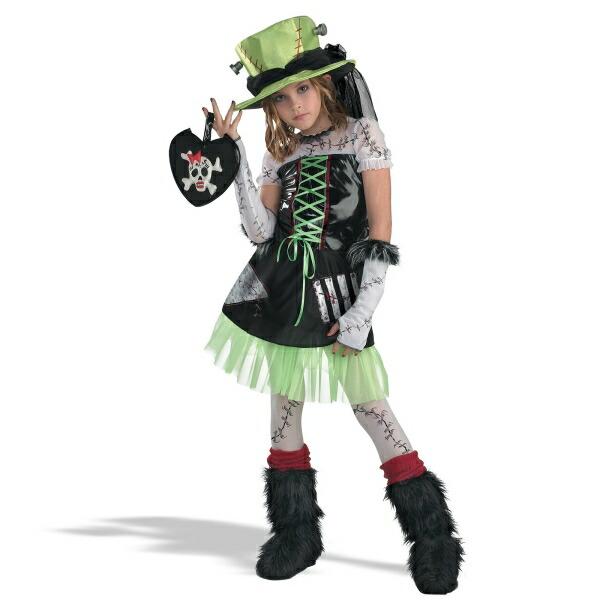 モンスターブライド 衣装、コスチューム グリーン コスプレ 子供女性用