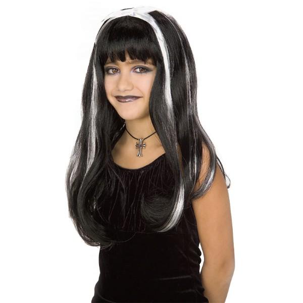 コスプレ 衣装 安い 人気 ゴスロリ Gothic Doll ウィッグ かつら ブラック グレイのストリーク 子供用 ハロウィン ウィッグ Hw16 Mk05 R アメリカンコスチュームyahoo 店 通販 Yahoo ショッピング