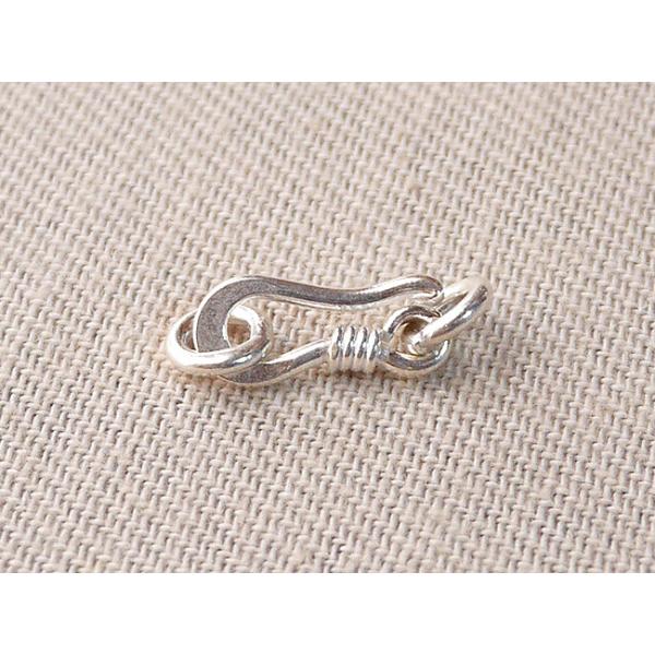 カレンシルバー フック 丸カン付 ホワイトシルバー 1個 : アメイロトロ