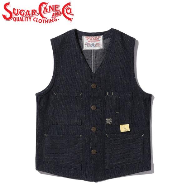 SUGAR CANE シュガーケーン FICTION ROMANCE 13.7oz インディゴ ネップ
