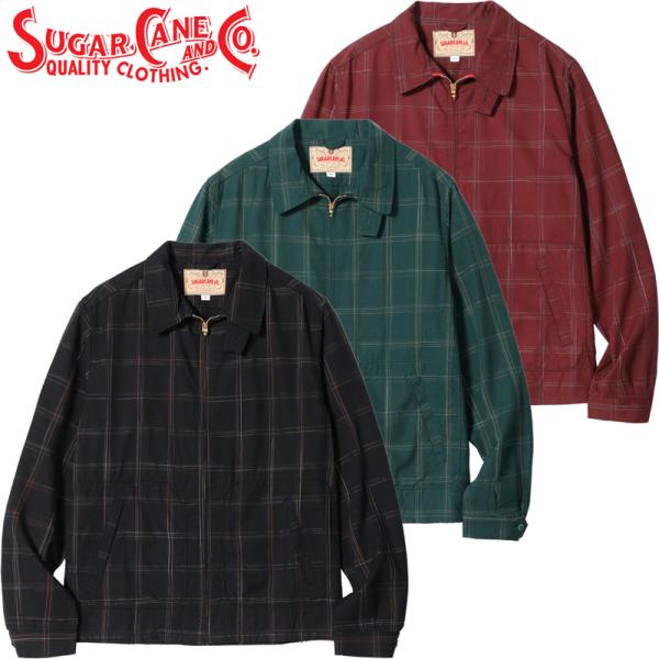 SUGAR CANE シュガーケーン レーヨン コットン ギャバジン チェック