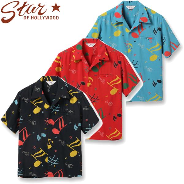 SUN SURF スターオブハリウッド 半袖 高密度 レーヨン オープン シャツ