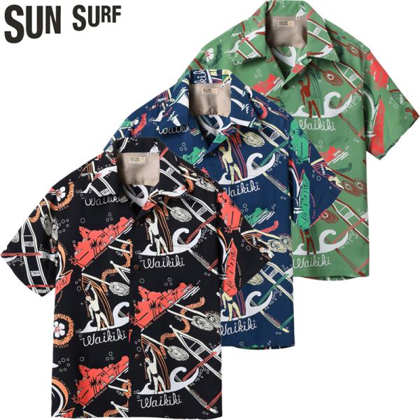 SUN SURF サンサーフ ケオニ オブ ハワイ ハワイアン シャツ アロハ