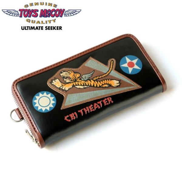 美品 廃盤 限定生産 トイズマッコイ フライングタイガー ホースハイド 長財布 TOYS McCOY（トイズマッコイ） レザーロングウォレット LEATHER LONG
