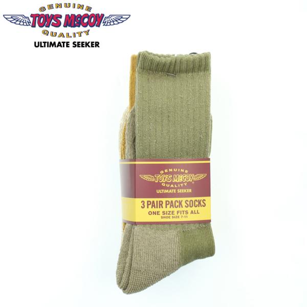 TOYS McCOY（トイズマッコイ） BECK 3-PACK ブーツ ソックス TMA2618