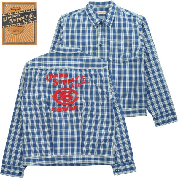 UNION SUPPLY ユニオンサプライ　パラカチェックシャツ SUN SURF ユニオン・サプライ パラカ チェック シャツ ブラウス