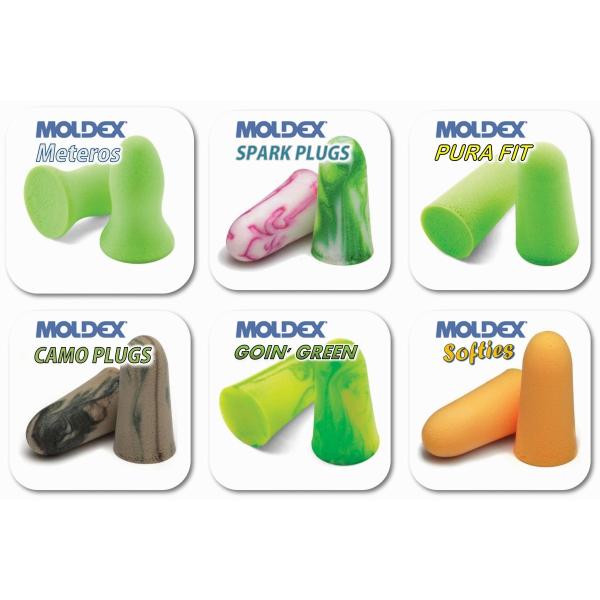 (定形外郵便(ポスト投函)送料無料) MOLDEX モルデックス 耳栓 33dB高機能耳栓 6種類 お試しセット :9001:アメマート 通販  