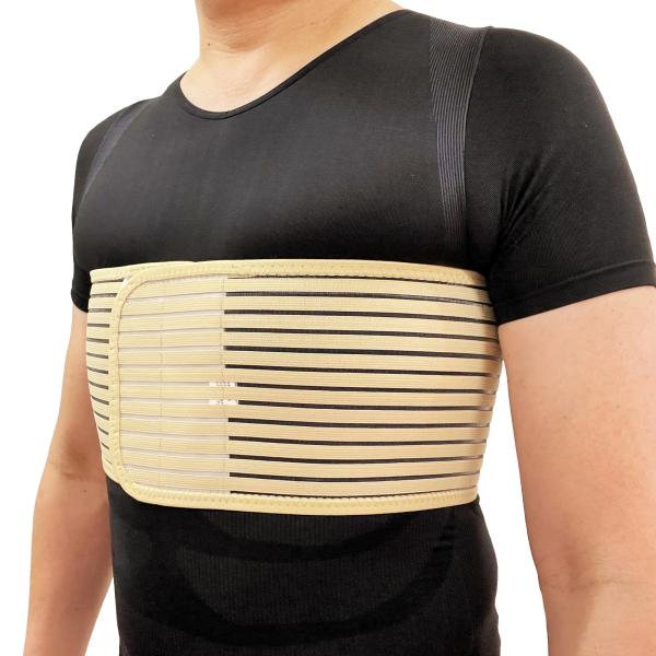 [Release date: August 12, 2022]【柔道整復師推奨】胸用サポーター：このサポーターは 胸部・肋骨を保護固定するための専用サポーターです。胸 / わき腹 / 肋骨のトラブルをサポートします。【優れた通気性】全面通気...