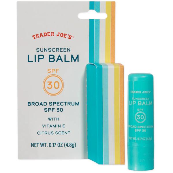 SPF30 ほんのりとレモンの香り！Trader Joe’s トレーダージョーズ サンスクリーン リップバーム SPF30 3本