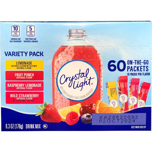 手軽な水分補給として常備したい！ Crystal Light クリスタルライト
