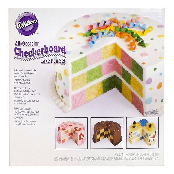 ウィルトンチェッカーボード ケーキ型 セット : あめりか堂 Yahoo!店