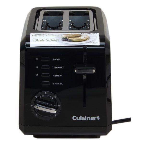 Cuisinart クイジナート コンパクト 2スライス トースター : あめりか