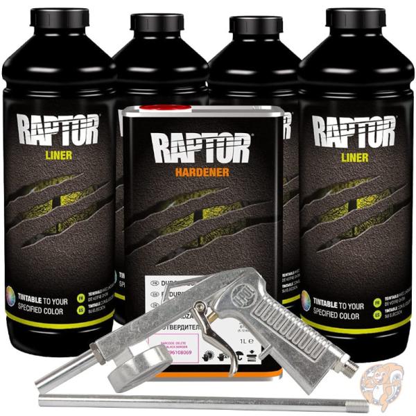 U-POL ユーポル Raptor トラック荷台 ライナーキット スプレーガン付き