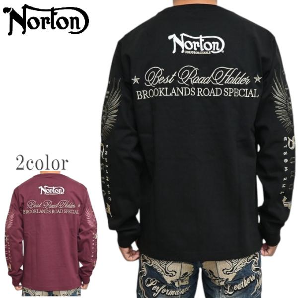ノートン Norton 服 アパレル 263N1102 長袖Tシャツ ゴールドメタルヘビー ロンT カジュアル ウェア メンズ トップス