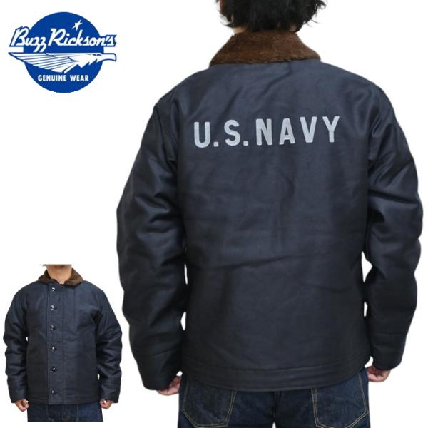 バズリクソン フライトジャケット ネイビー 34 BUZZ RICKSON'S バズリクソンズ BR15340 Type N-1 Navy フライト