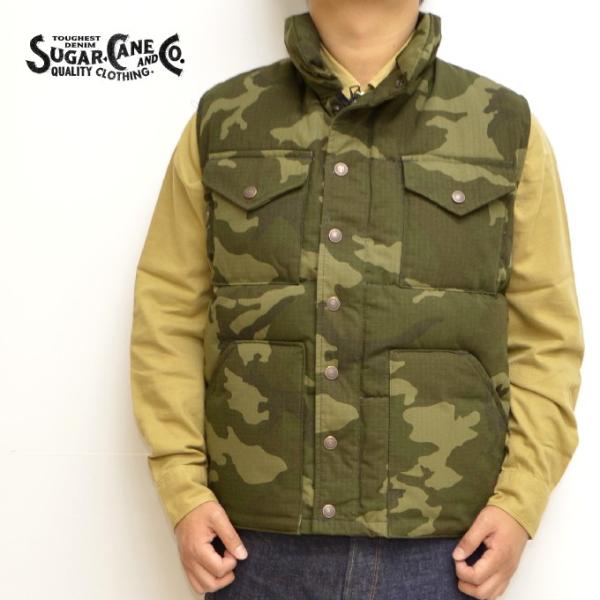 SUGAR CANE シュガーケーン SC14292 ダウンベスト コーデュラ ナイロン