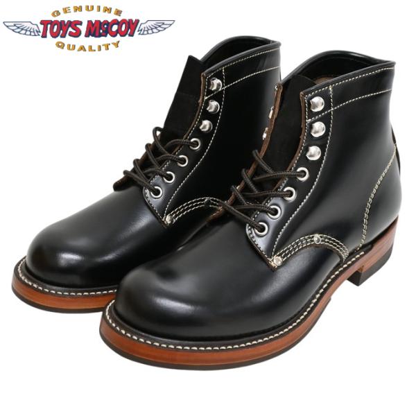TOYs McCOY　黒 レザー ワークブーツ 軽い擦り傷あり TOYS McCOY（トイズマッコイ） TOYS McCOY TMA2001 ワークブーツ