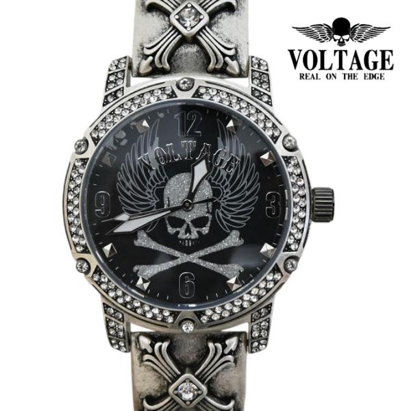 ヴォルテージ VOLTAGE 腕時計 VO-027AS-02M メタルブレスレット ロック  