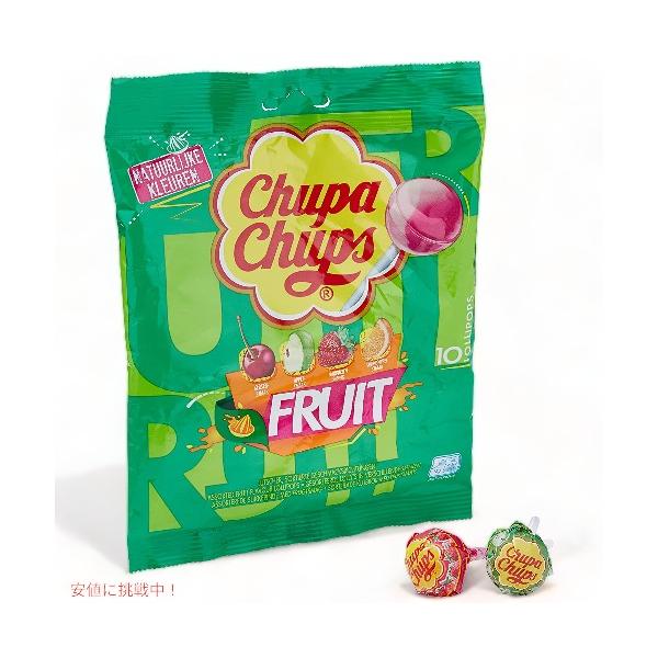 並行輸入品】チュッパチャプス ロリポップキャンディー フルーツ 120g