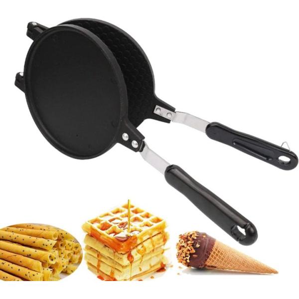 並行輸入品】ワッフルコーンメーカー 直径17センチ ZEENEEK 両面