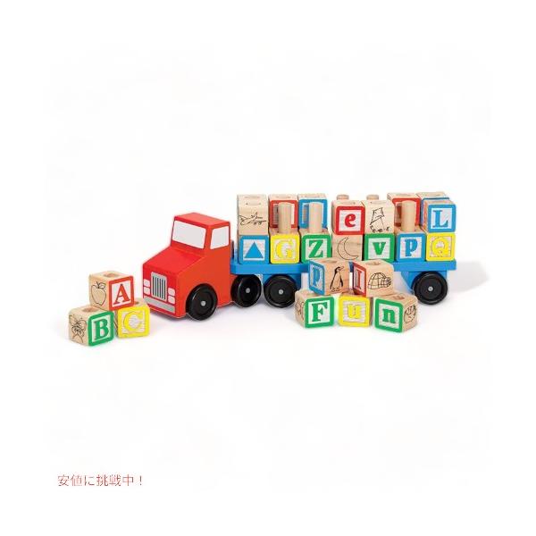 【並行輸入品】メリッサ＆ダグ 木製 アルファベットブロック Melissa &amp; Doug おもちゃ