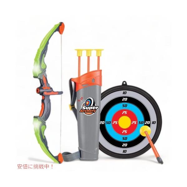 アーチェリー　セット　まとめ 並行輸入品】クリック&プレー ライトアップ アーチェリーセット Click