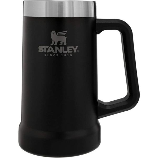 スタンレー Stanley保冷保温できるマグカップです。スタンレーの魔法瓶は完全に長時間、温かい飲み物を熱く、冷たい飲み物を冷たく保つ事ができます。真空断熱材により、飲み物を7時間冷たく、1時間熱く、または氷が入った状態で30時間冷やす事が...