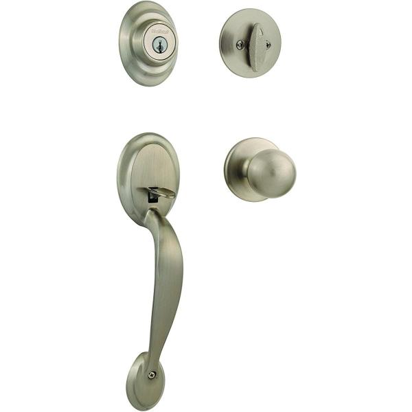 【並行輸入品】クイックセット ダコタ シングルシリンダーハンドルセット Kwikset 96870-090