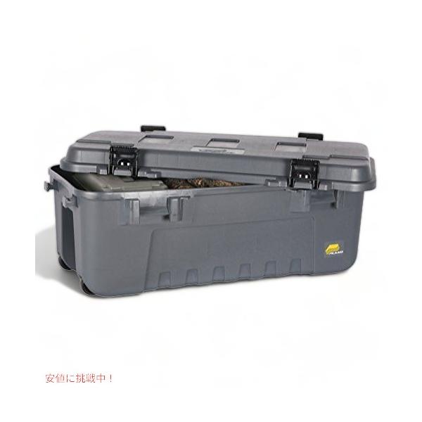 プラノ(PLANO) FIELD TRUNK XXL(フィールドトランク) ホイール付き グレイ 100L 1919 Storage Trunk 108 Quart 並行輸入品】プラノ(PLANO) FIELD TRUNK XXL(フィールドトランク