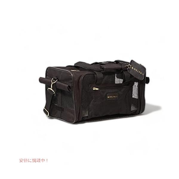 【並行輸入品】Sherpa Delta Deluxe Pet Carrier Medium Black by Sherpa