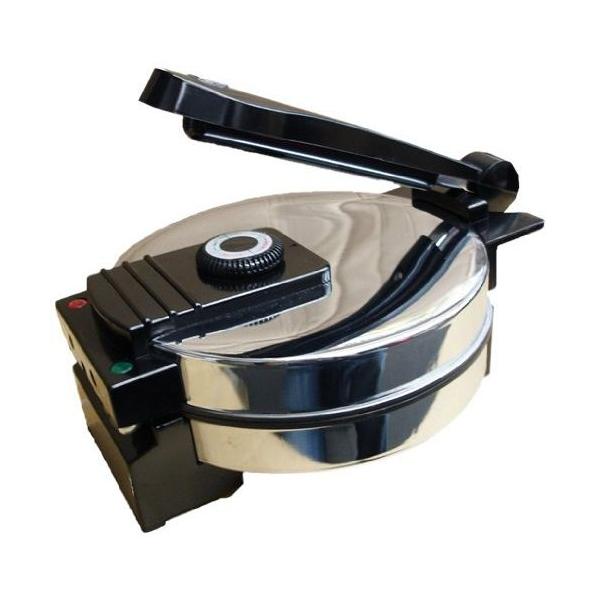 【並行輸入品】Saachi Electric Non-Stick Roti Chapati Flat Bread Wraps/Tortilla Maker with Temperature Control