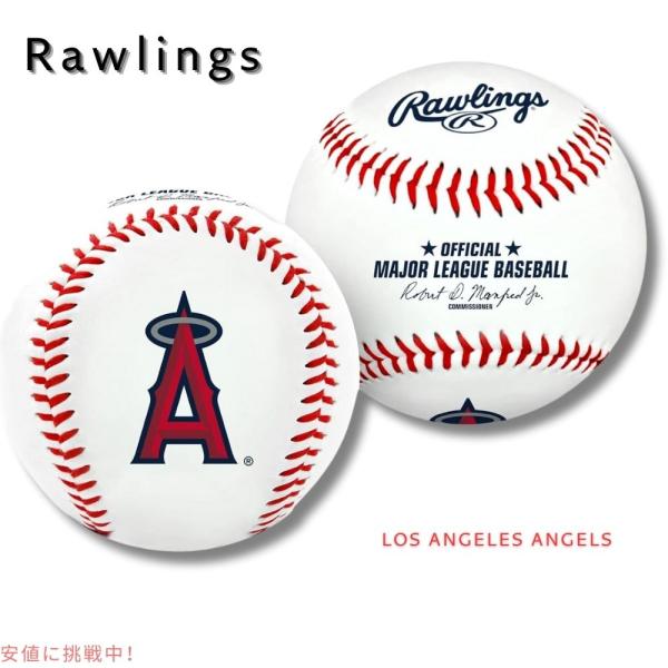 【並行輸入品】Rawlings MLB オフィシャル チーム ロゴ ベースボール ロサンゼルス エンゼルス Official MLB Team Logo Baseball Los Angeles Angels