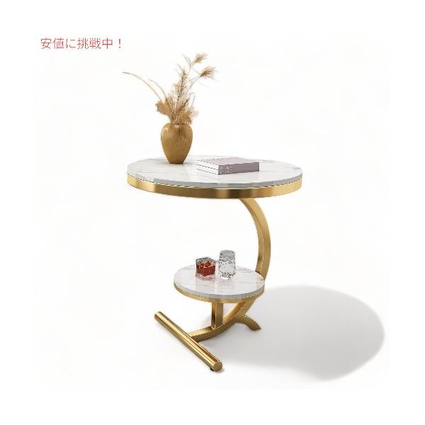 並行輸入品】高級大理石ソファサイドテーブル BINZHI Luxury Marble