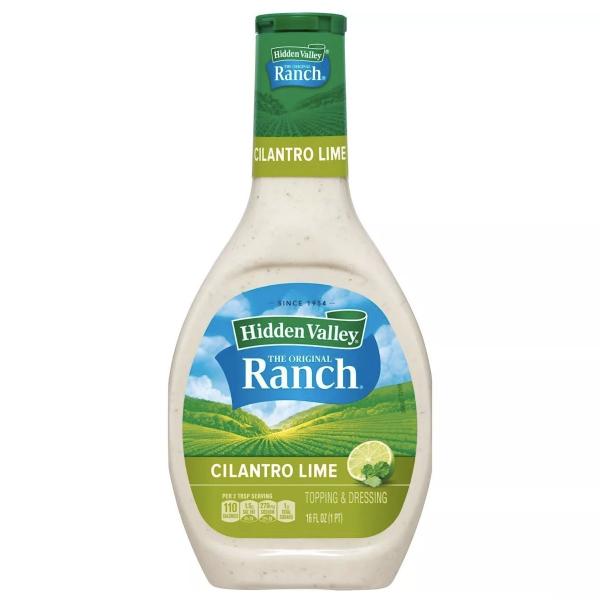 Hidden Valley Ranch オリジナル ランチドレッシング パクチー ＆ ライム 473ml ヒドゥンバリー ドレッシング ソース ギフト  海外 サラダドレッシング 16 fl oz :kitchen0103:American Kitchen 通販 