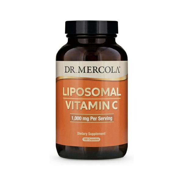 【並行輸入品】Dr. Mercola リポソーム ビタミンC 1000mg 180カプセル / リプリセル リポスフェリックが苦手な方へ