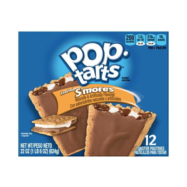 アメリカで大人気のポップタルトです。商品：ケロッグ ポップタルト スモア内容量：6袋入り（合計12枚入り） 624g＊パッケージのデザインは写真と異なる場合がございます。予めご了承くださいませ。