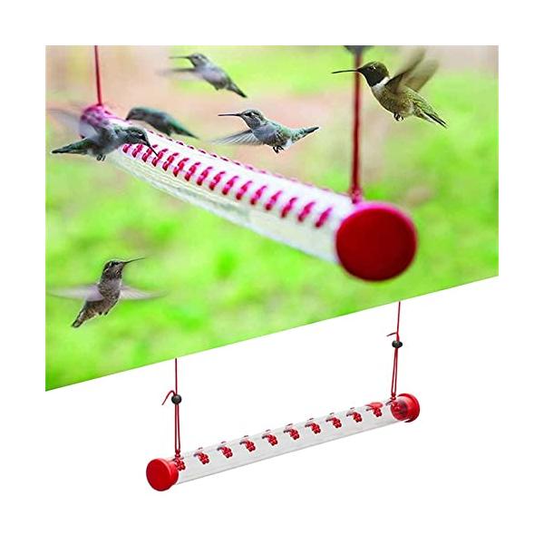 一度に22羽までハチドリをお迎え可能。専門的に設計された最高のハチドリフィーダーは、資源保護を最小限に抑え、ハチドリの自然な本能を広めることができます。