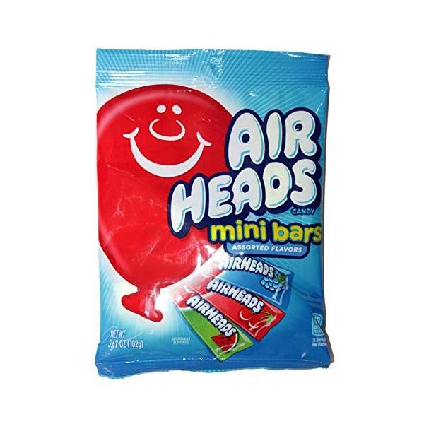 【並行輸入品】Airheads キャンディバー - アソーテッド- Watermelon, Blue Raspberry, Cherry 3.62 oz