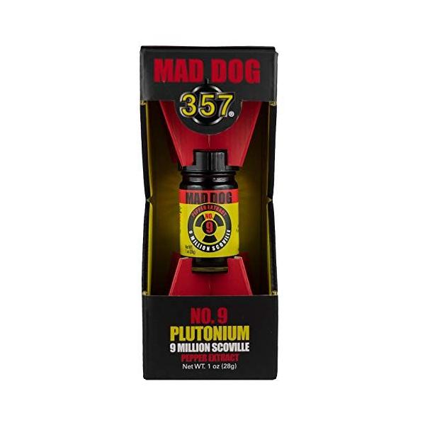 マッドドッグ357No.9プルトニウム900万スコビルペッパーエキス、1オンス