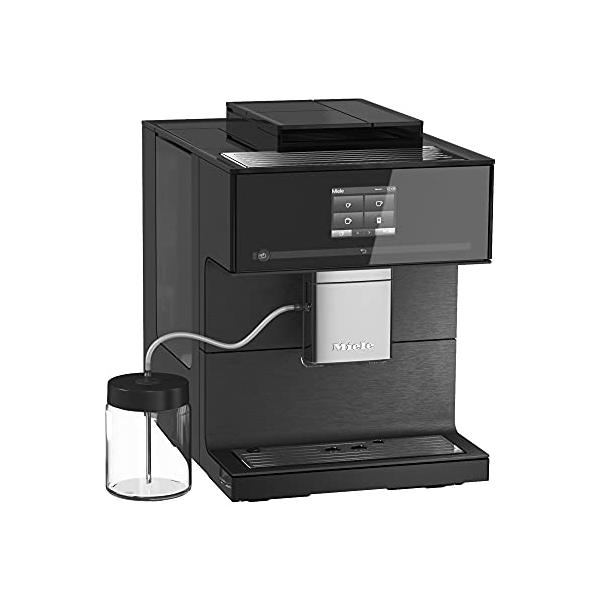 【並行輸入品】業務用 ミーレ CM 7750 CoffeeSelect 自動 Wifi コーヒーメーカー＆エスプレッソマシンコンボ、オブシディアンブラック