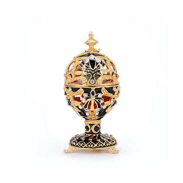 並行輸入品】QIFU ファベルジェエッグスタイル装飾エナメル小物
