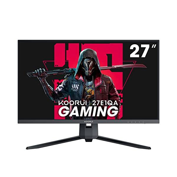 並行輸入品】KOORUI 27インチ QHD ゲーミングモニター 144Hz VA