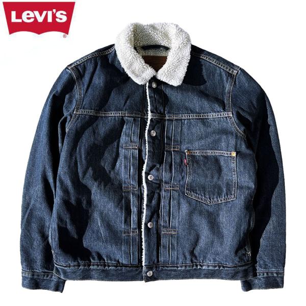 Levi's リーバイス デニム　TYPEⅠ シェルパトラッカージャケット　M americanrushstore_00161505221-